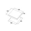 Placa de inducción Cata INSB 6030 WH